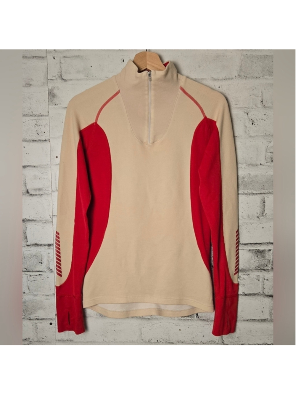 Helly Hansen Lifa Merino Wool Half Zip Base Layer Ski Top Mens L